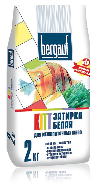 Bergauf Kitt Затирка белая 2кг