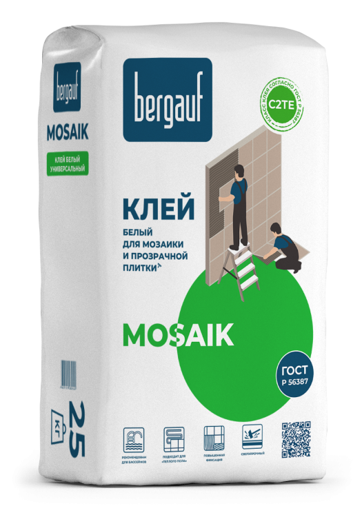 Bergauf MOSAIK С2 ТЕ Клей для мозайки 25кг