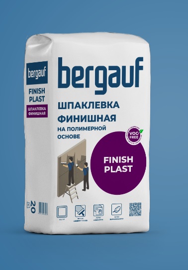 Bergauf Finish Plast Шпаклевка полимерная финиш 20 кг/64