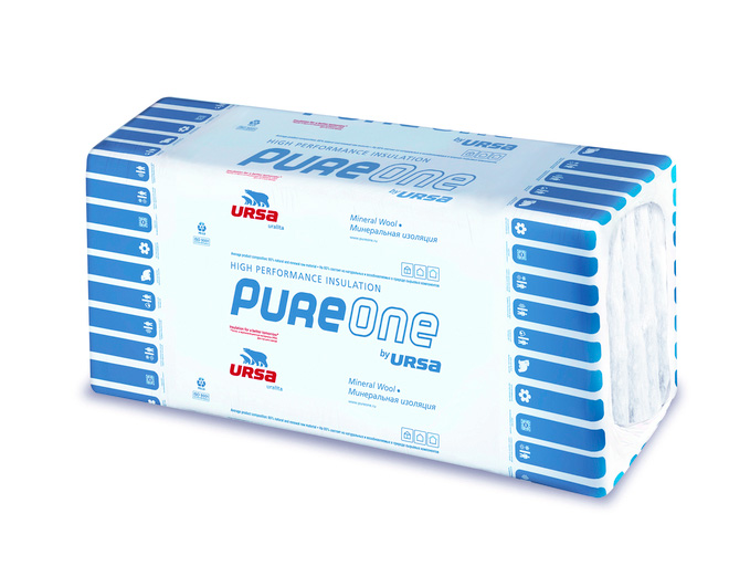 Урса PureOne ЭКОАКУСТИК 34PN (10) 1250*610*50, 0,381м3/7,625м2/32 под