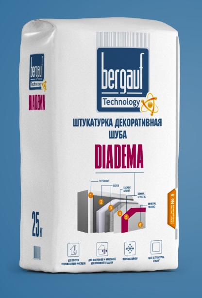 Bergauf Diadema Штукатурка декоративная шуба 25кг/56