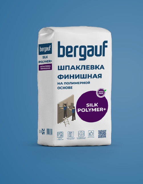 Bergauf Silk Polymer+ Шпаклевка полимерная 25кг/48